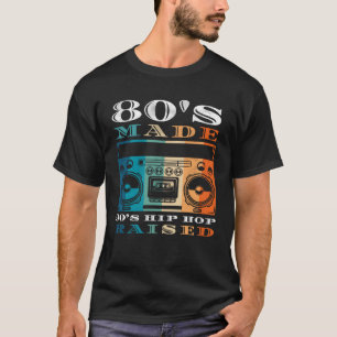 Camiseta '80's Hop de hip hop de los 90 crió ropa de mujer