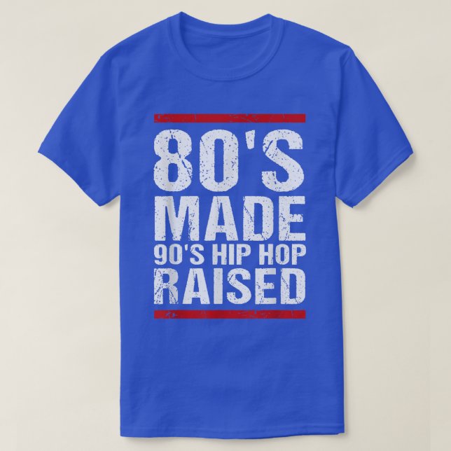 Camiseta '80's Hop Hop Raised Apparel  (Diseño del anverso)
