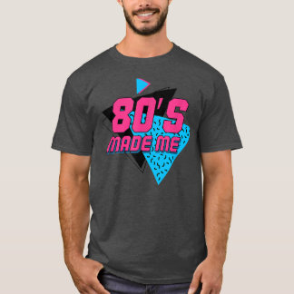 Camiseta 80s Made Me, Retro Vintage Music Design 