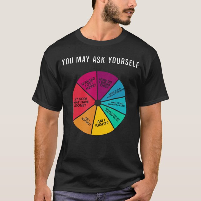 Camiseta 80s Music Retro Lyrics Pie Chart You May Ask Yours (Anverso)