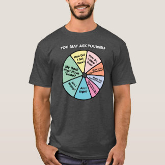 Camiseta 80s Music Retro Lyrics You May Ask Yours Pie Chart