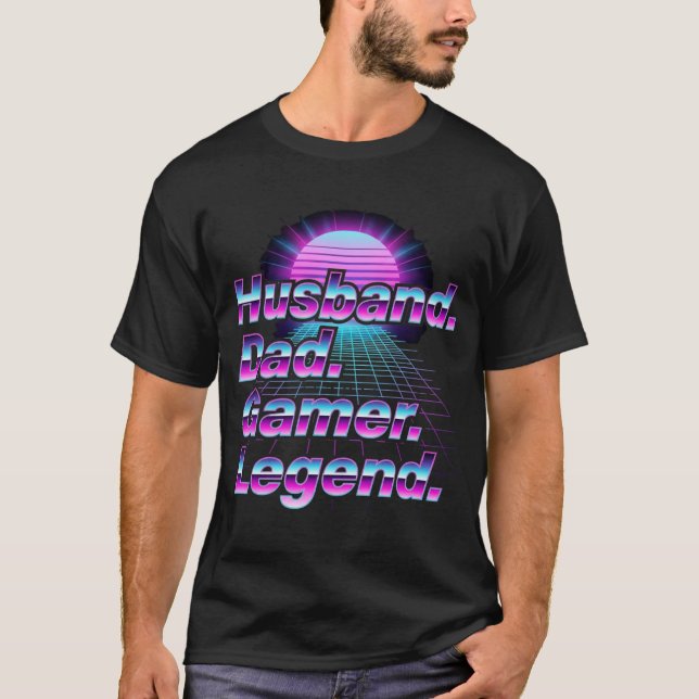 Camiseta 80s Retro Synthwave (Anverso)