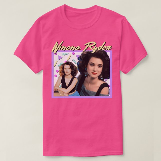 Camiseta 80s Winona Ryder (Diseño del anverso)
