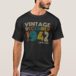 Camiseta 80th Birthday Vintage 1942 Edición Limitada Camise<br><div class="desc">80.ª Regalo de cumpleaños,  edición limitada de 1942</div>