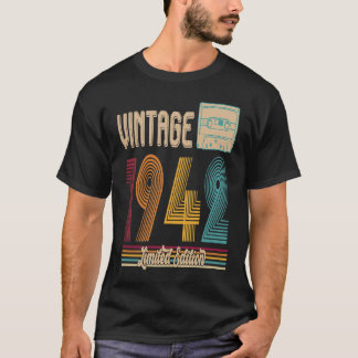 Camiseta 81.ª Cassette Vintage de cumpleaños 1942