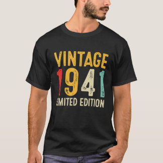 Camiseta 81.ª Regalo de cumpleaños 81 años Vintage de 1941