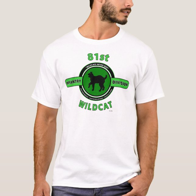 Camiseta 81.o DIVISIÓN "SALVAJE" de la DIVISIÓN de (Anverso)