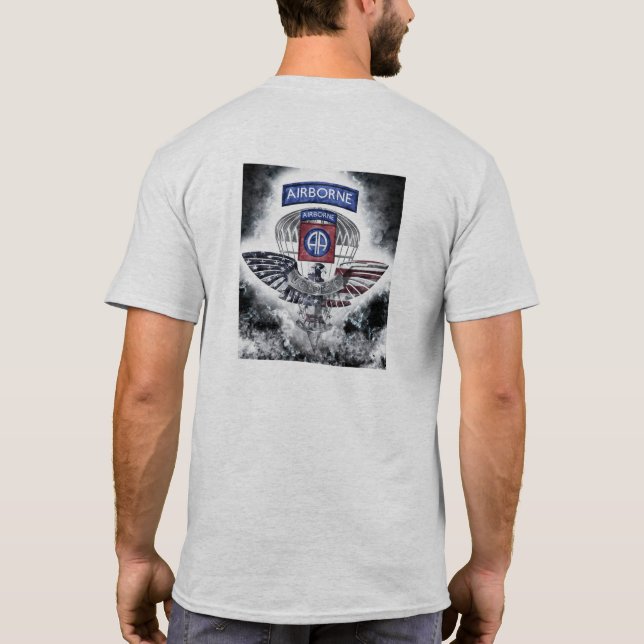 Camiseta 82ª División Aérea Diseño explosivo (Reverso)