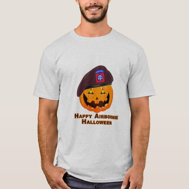 Camiseta 82ª División Aérea - Feliz Halloween Aéreo (Anverso)