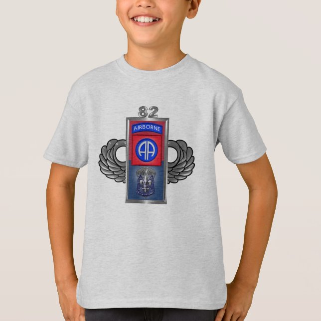 Camiseta 82ª División Aérea "Todo el camino" (Anverso)