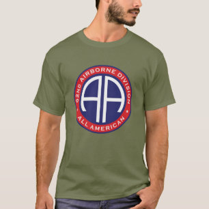 Camiseta 82ª División Aérea Todos los Parches Americanos