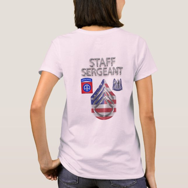 Camiseta 82ª División Sargento de Estado Mayor (Reverso)