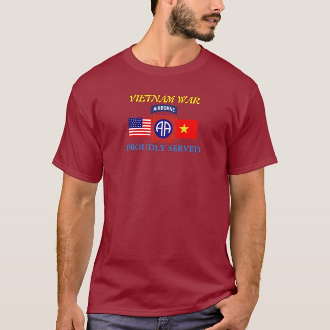 CAMISETA 82º AIRBORNE DIV VIETNAM T-SHIRT (Anverso)