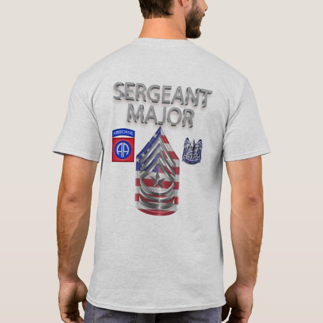 Camiseta 82º Sargento Mayor de la División Aérea (Reverso)