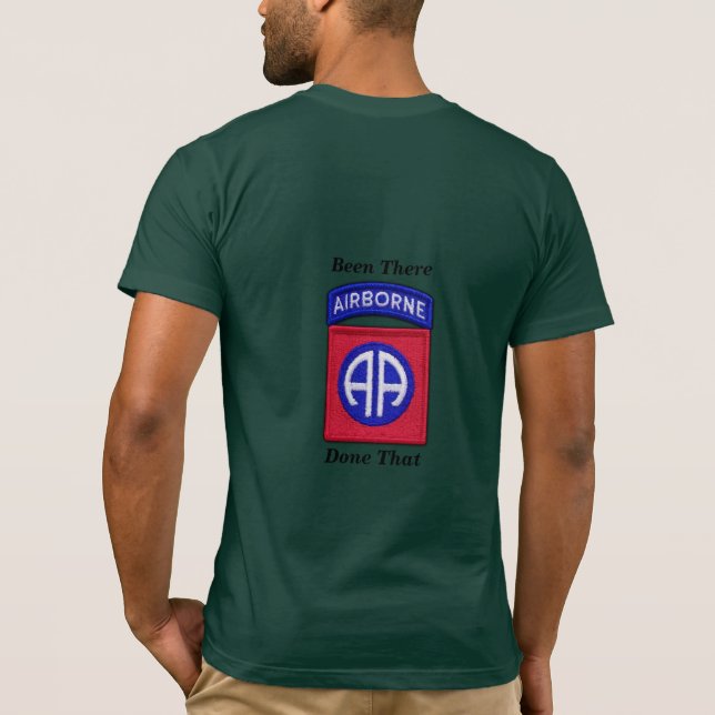 Camiseta 82.ª ABN Airborne Div Vets LRRP (Reverso)