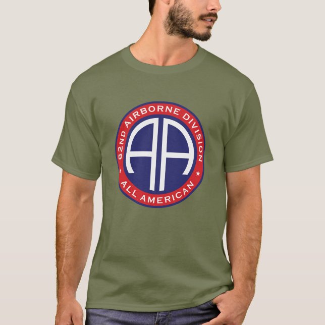 Camiseta 82.ª División Aérea All American Casual Patch (Anverso)