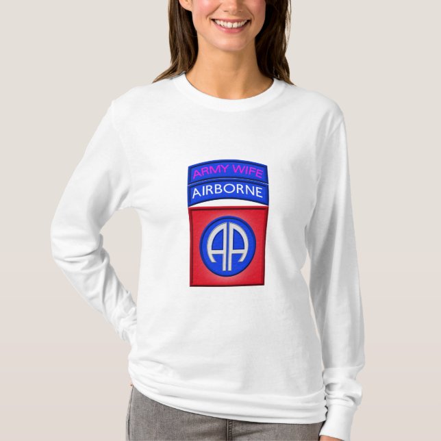 Camiseta 82.ª División Aérea "Esposa del Ejército" (Anverso)