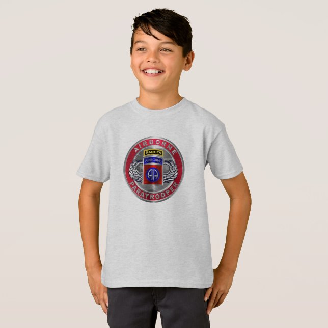Camiseta 82.ª División Aérea Kid T-Shirt (Anverso completo)