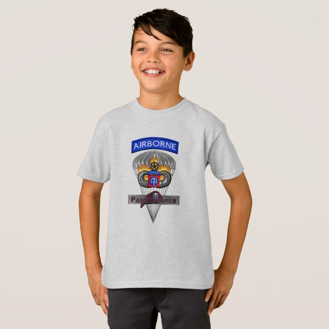 Camiseta 82.ª División Aérea Kid T-Shirt (Anverso completo)