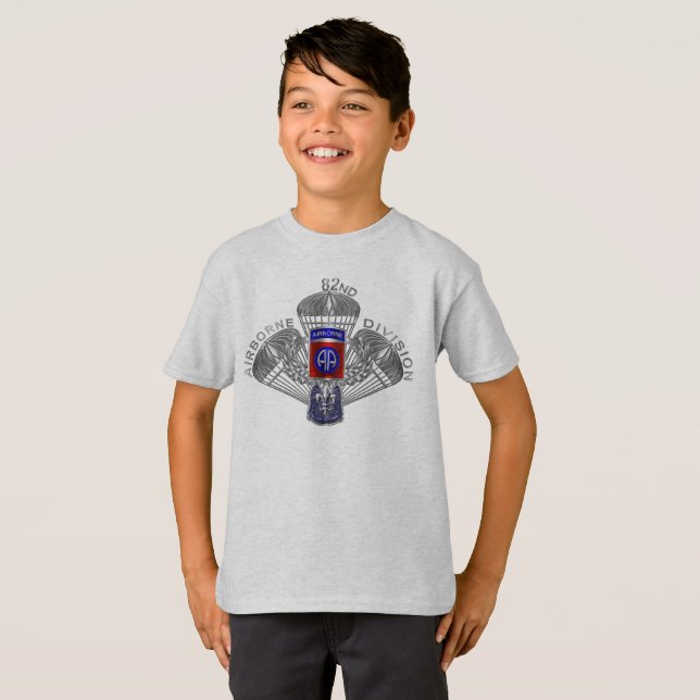 Camiseta 82.ª División Aérea Kid T-Shirt (Anverso completo)