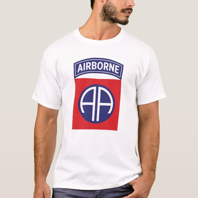 Camiseta 82.ª División Aérea Toda la Tarjeta Americana de S (Anverso)