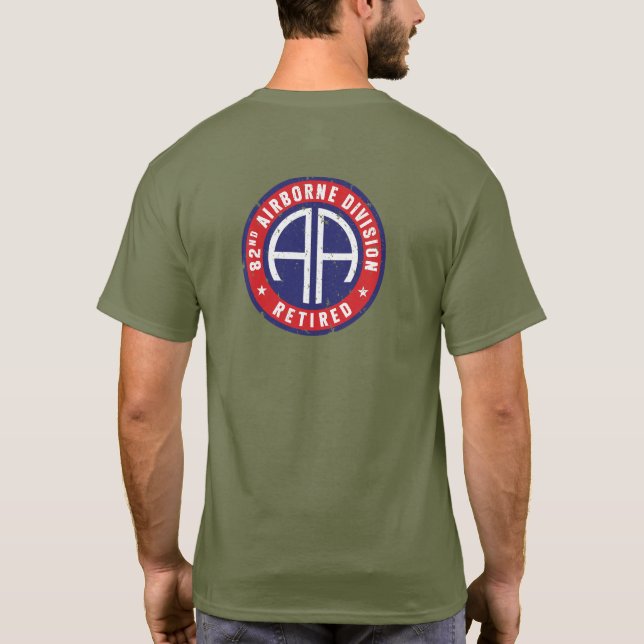 Camiseta 82.ª Personalizado "Retirada" de la División Aérea (Reverso)