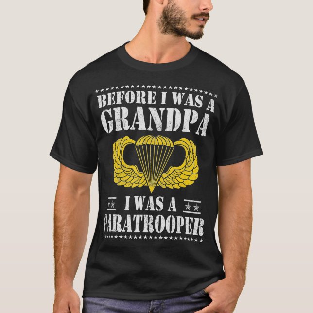Camiseta 82.º Airborne Antes De Ser Abuelo (Anverso)