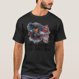 Camiseta 82.º cumpleaños haciendo grande a Estados Unidos d