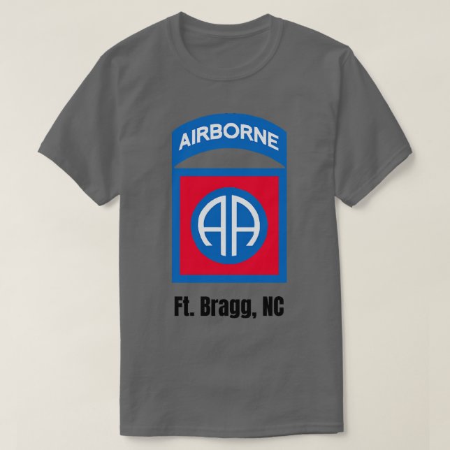 Camiseta 82.º Ft Bragg (Diseño del anverso)
