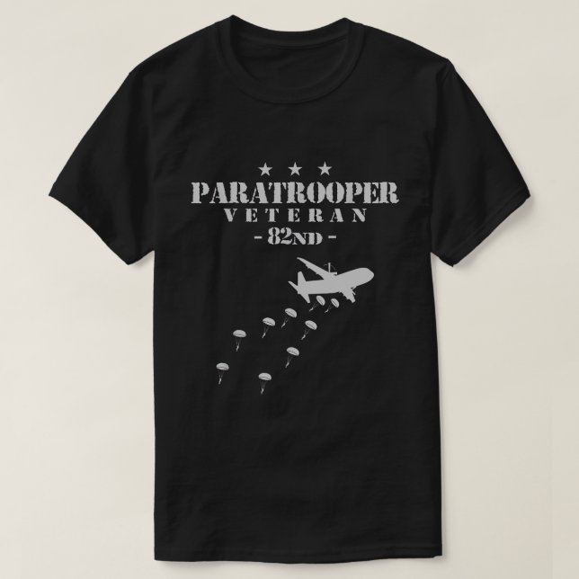 Camiseta 82.º Paracaidista Veterano Aéreo (Diseño del anverso)