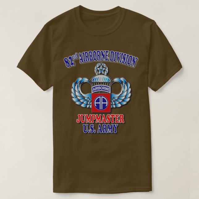 Camiseta 82.º Salto Maestro Jumpmaster (Diseño del anverso)