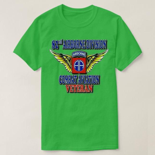 Camiseta 82.º Veterano de Aviación de Combate (Diseño del anverso)