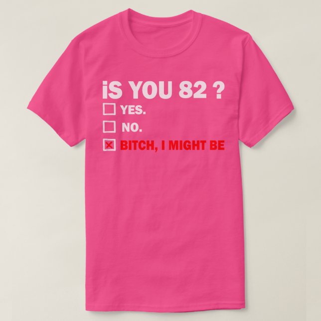 Camiseta 82 años Cumpleaños 82 años (Diseño del anverso)
