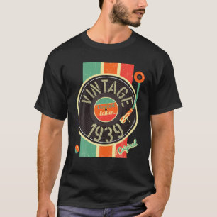 Camiseta 82 Años Nacimiento Mujer 1939 Vinilo Turnable V