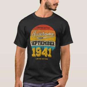 Camiseta 82° Cumpleaños En SEPTIEMBRE De 2023 Increíble Des