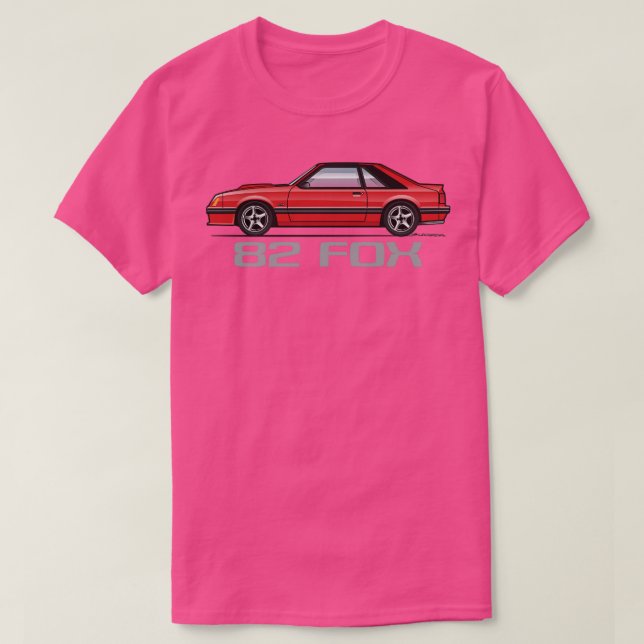 Camiseta 82 Fox (Diseño del anverso)