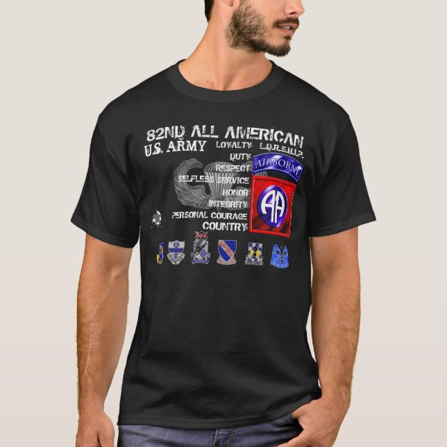 Camiseta 82.o Todo americano (Anverso)