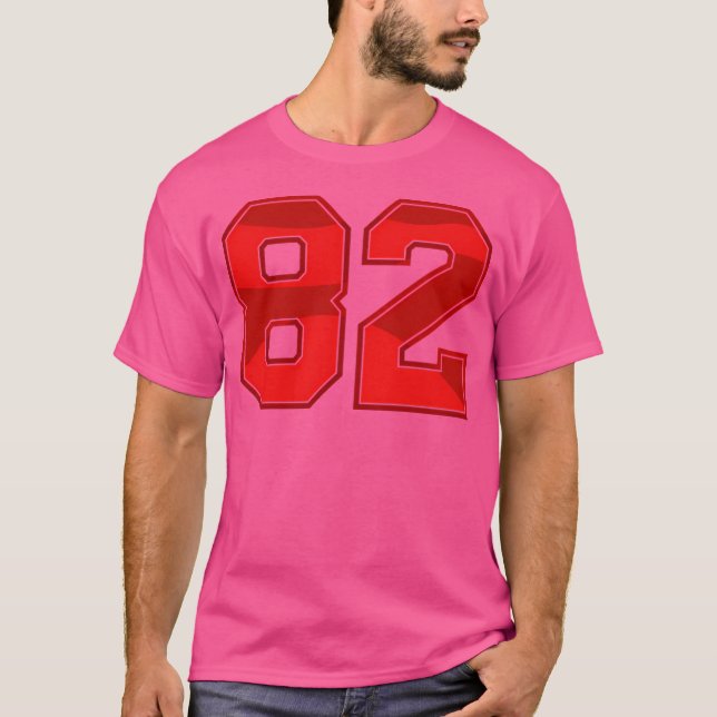 Camiseta 82 Red Sport Number (Anverso)