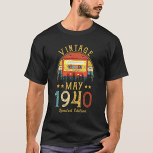 Camiseta 82th Birthday 82 Years Old Vintage May 1940 Retro 