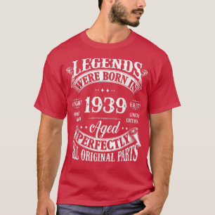 Camiseta 83.ª Leyenda De Cumpleaños Tee Vintage Nacida En 1