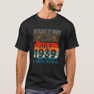Camiseta 83 años Julio 1939 83a cumpleaños 1