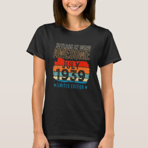 Camiseta 83 años Julio 1939 83a cumpleaños 1