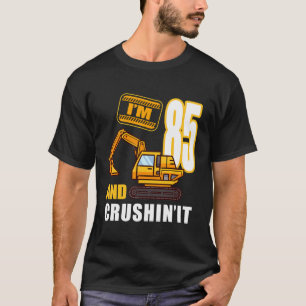 Camiseta 85.ª Excavadora De Construcción De Vehículos De Cu