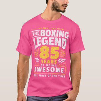 Camiseta 85.º Boxeador De Cumpleaños De 85 Años