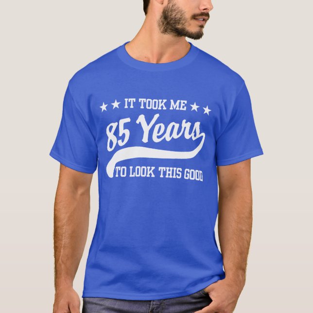 Camiseta 85 cumpleaños (Anverso)