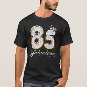 Camiseta 85 y fabuloso Diamante C de 85 años de edad