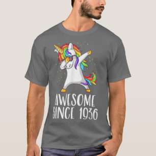 Camiseta 86º cumpleaños, unicornio dab, alucinante desde 19