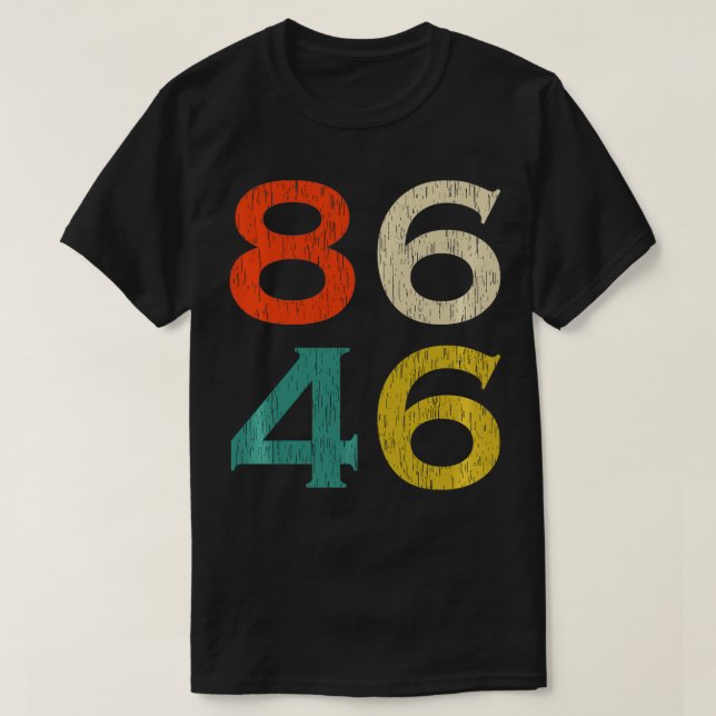 Camiseta 8646 86 46 Impeach 46 Hombres Mujeres Pullover (Diseño del anverso)