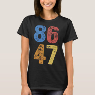 Camiseta 8647 Anti Trump Sutil Resistir Protesta 