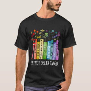 Camiseta 8647 Foxtrots Tangos Deltas Flower Resist Boo